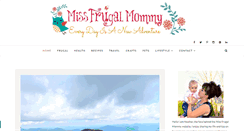 Desktop Screenshot of missfrugalmommy.com